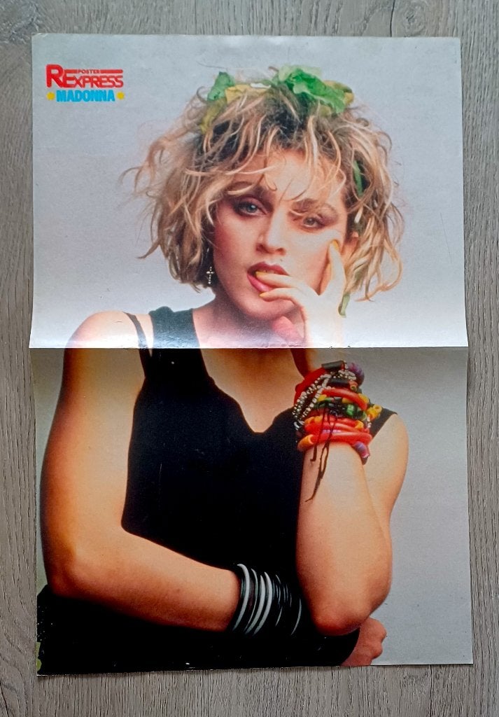 Madonna - Re-express poster, Verzamelen, Verzenden, Zo goed als nieuw, A1 t/m A3, Film en Tv