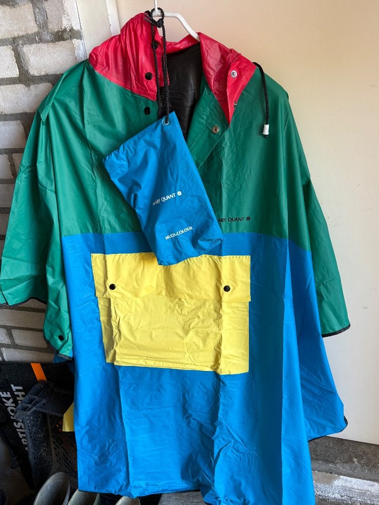 Mary Quant regenponcho met hoesje, Kleding | Dames, Ophalen of Verzenden, Zo goed als nieuw, Maat 38/40 (M), Overige kleuren