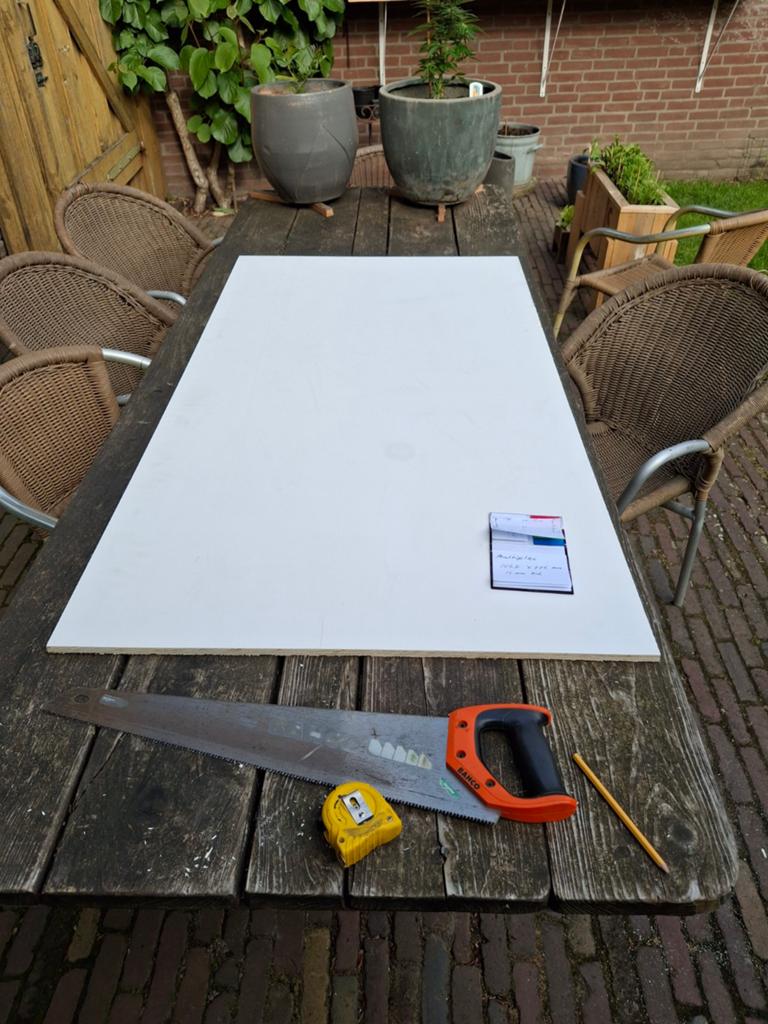 Multiplex 12 mm gegrond tweezijdig, Doe-het-zelf en Verbouw, Ophalen, Multiplex