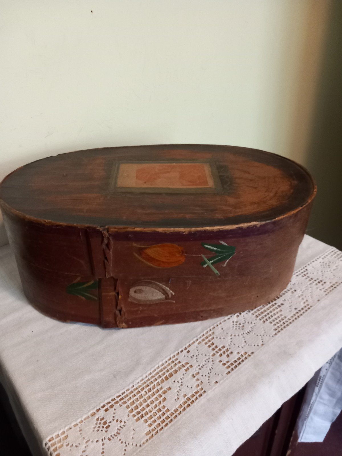 antieke. spanen doos, Antiek en Kunst, Ophalen of Verzenden