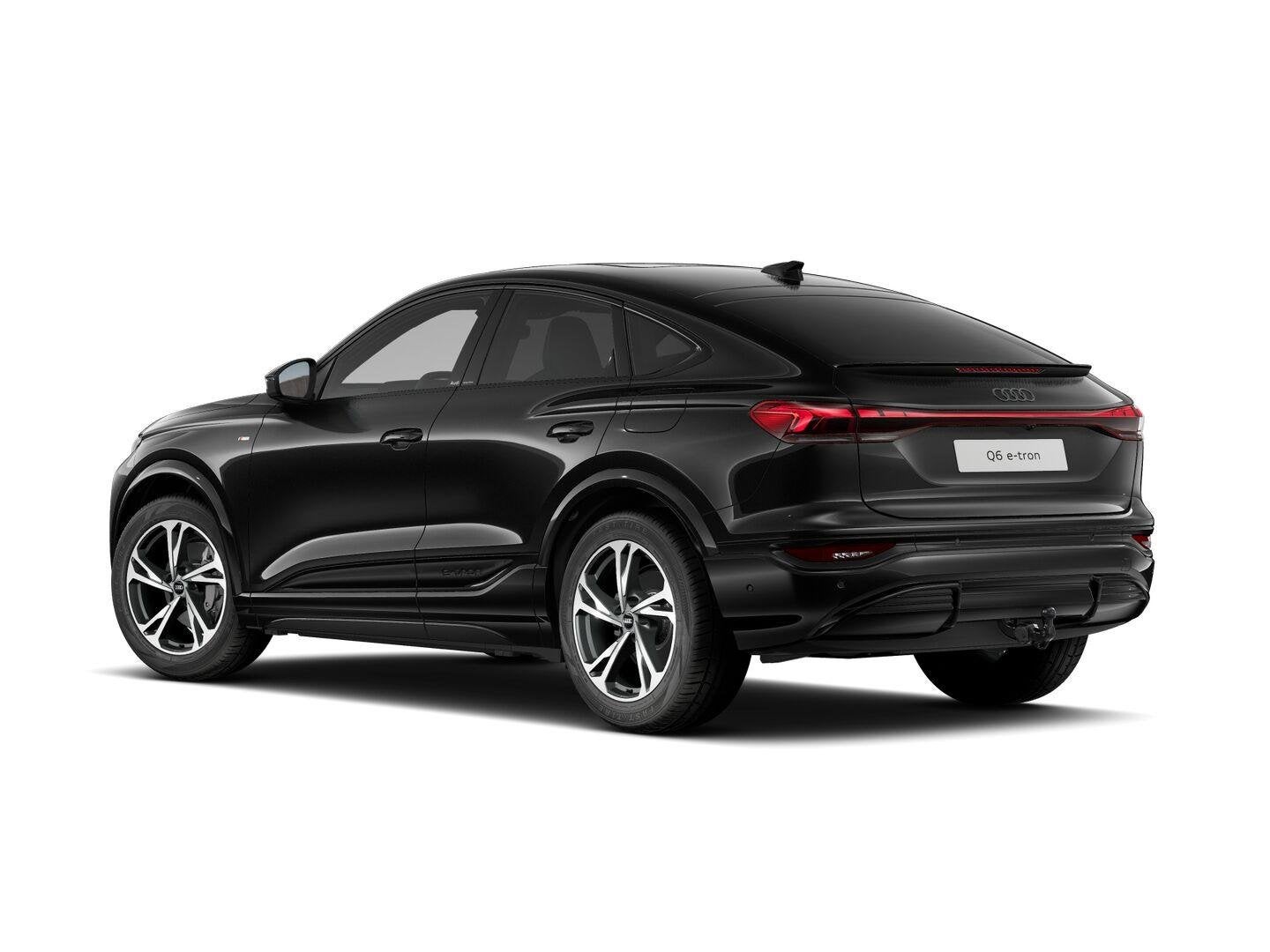 Audi Q6 Sportback e-tron S edition (B1) e-tron perf 100Kwh 2, Auto's, Zwart, Leder, 625 km, Automatische klimaatregeling
