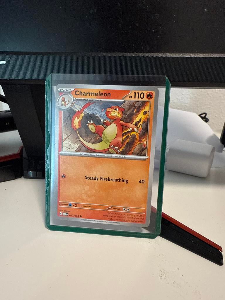 Pokémon Kaart Charmeleon 012/094 - nieuw, Ophalen of Verzenden, Zo goed als nieuw, Losse kaart