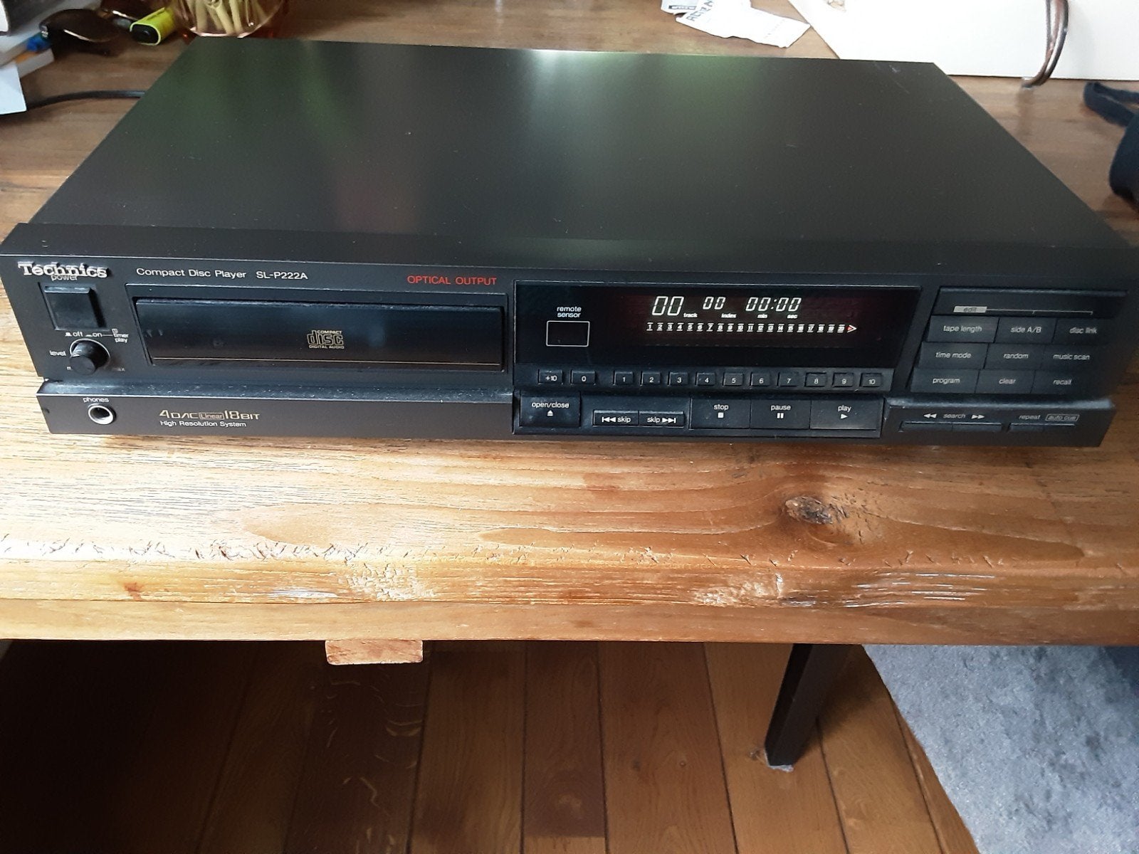 Technics cd-player SL-P222A, Audio, Tv en Foto, Ophalen of Verzenden, Gebruikt, Technics