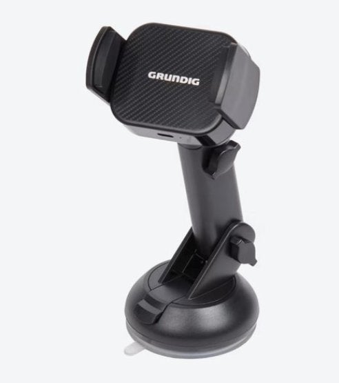 Grundig - telefoonhouder met draadloze oplader, Ophalen of Verzenden, Zo goed als nieuw, Auto