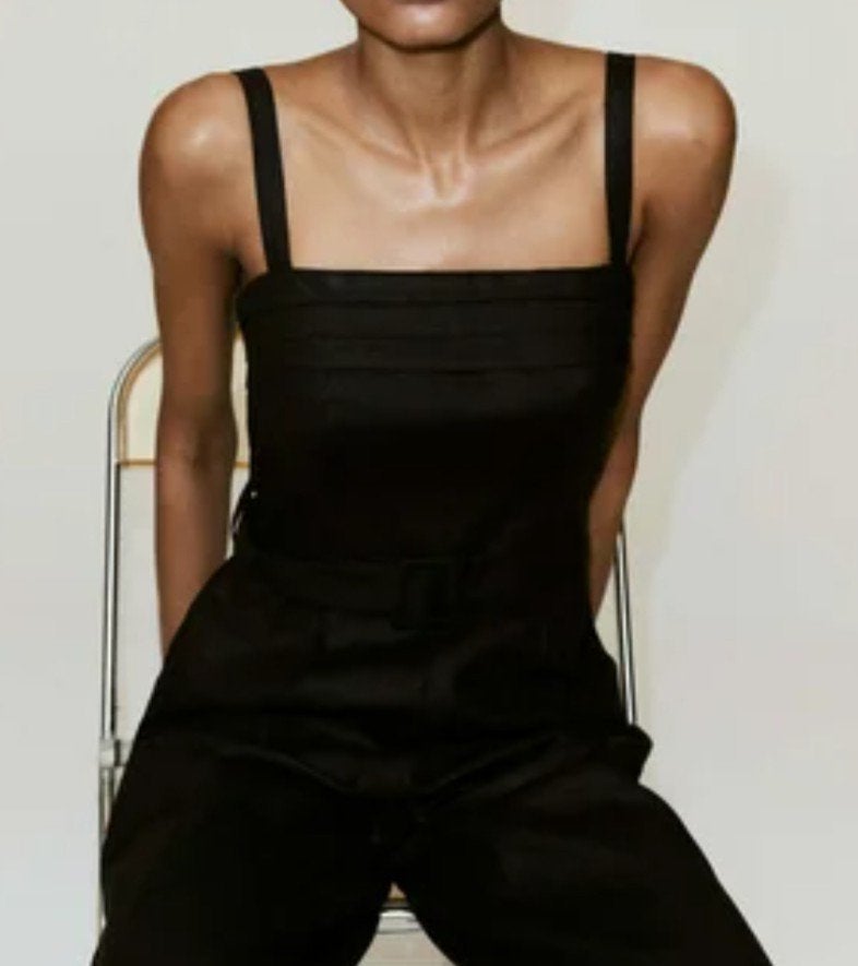 Magnifieke jumpsuit Maison Martin Margiela MM6 S, Zwart, Ophalen of Verzenden, Zo goed als nieuw, Maat 36 (S)