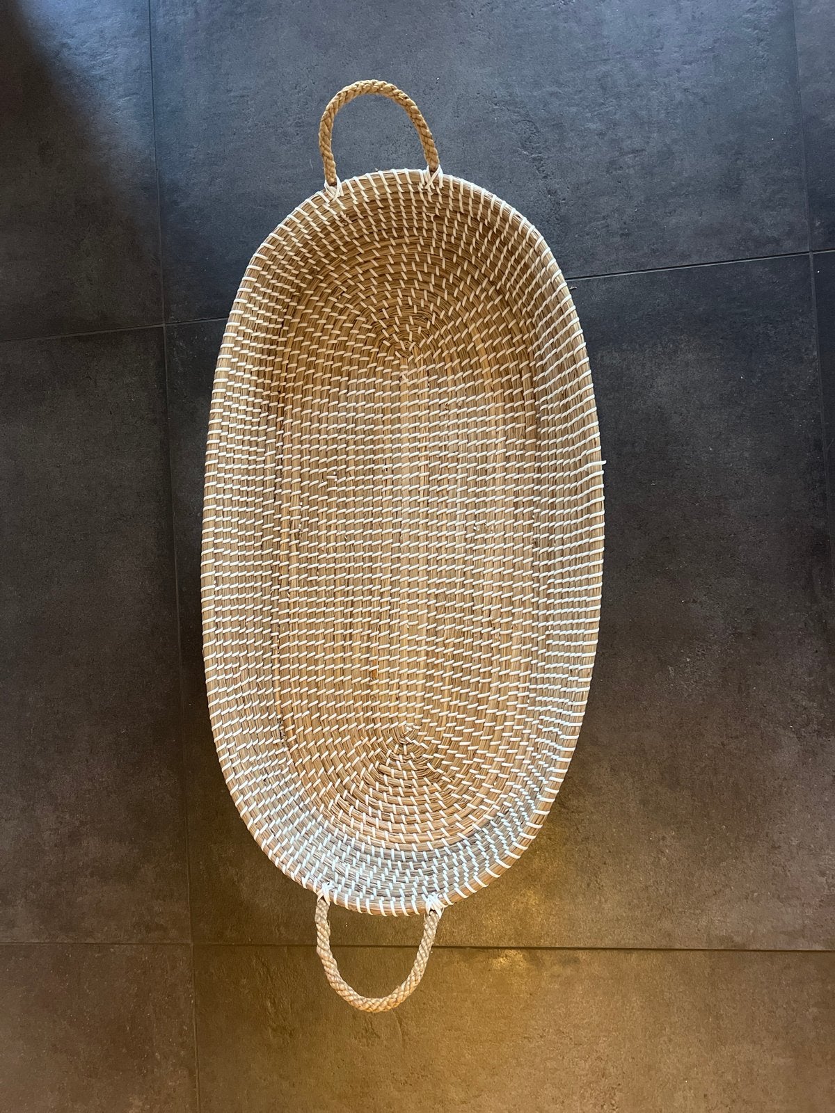 Commode Mand Rotan - Baby Wieg Mand, Ophalen, Gebruikt