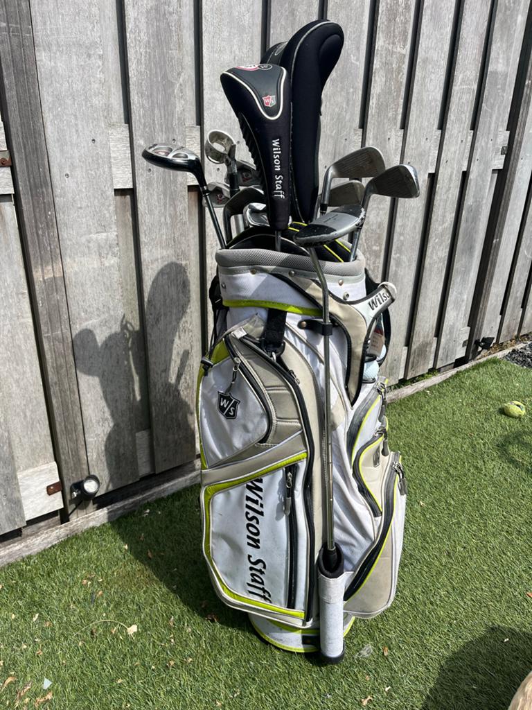 Complete Wilson golfset met tas - Ideaal voor beginners, Ophalen, Gebruikt, Set, Overige merken