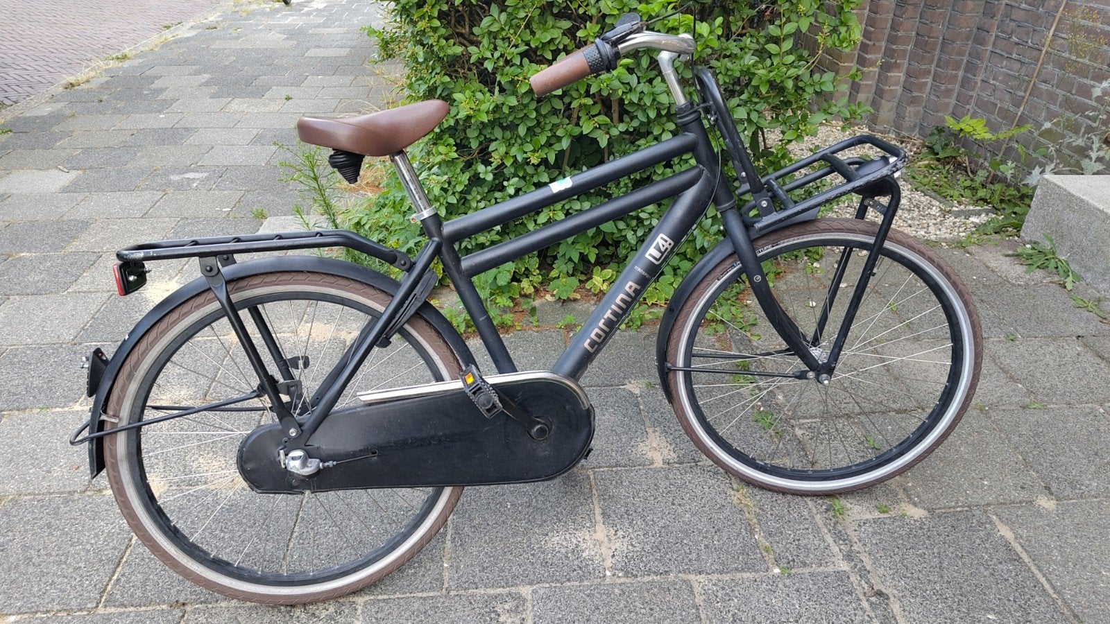 Cortina U4 Kinderfiets 24 inch, Terugtraprem, Gebruikt, Versnellingen, Minder dan 47 cm