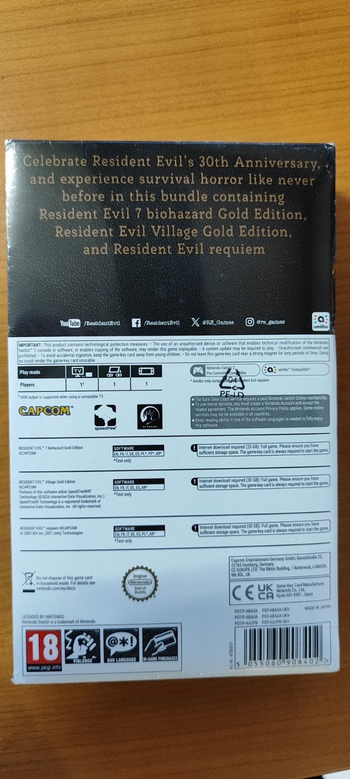 Resident Evil Generation Pack Switch 2 | Sealed | Engels, Avontuur en Actie, Online, Vanaf 18 jaar, 1 speler
