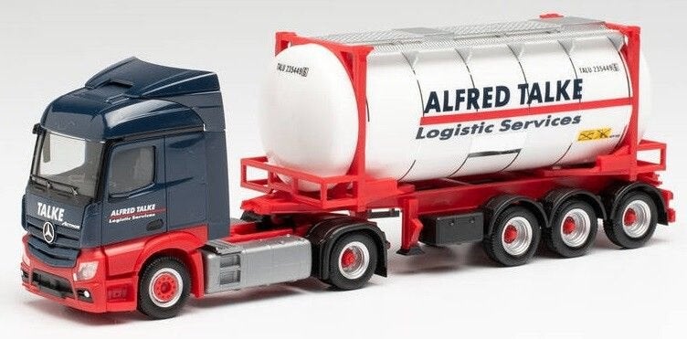 Mercedes Benz Actros S. 2.3 S.Sz. Alfred Talke, Nieuw, Ophalen of Verzenden, Bus of Vrachtwagen, Herpa