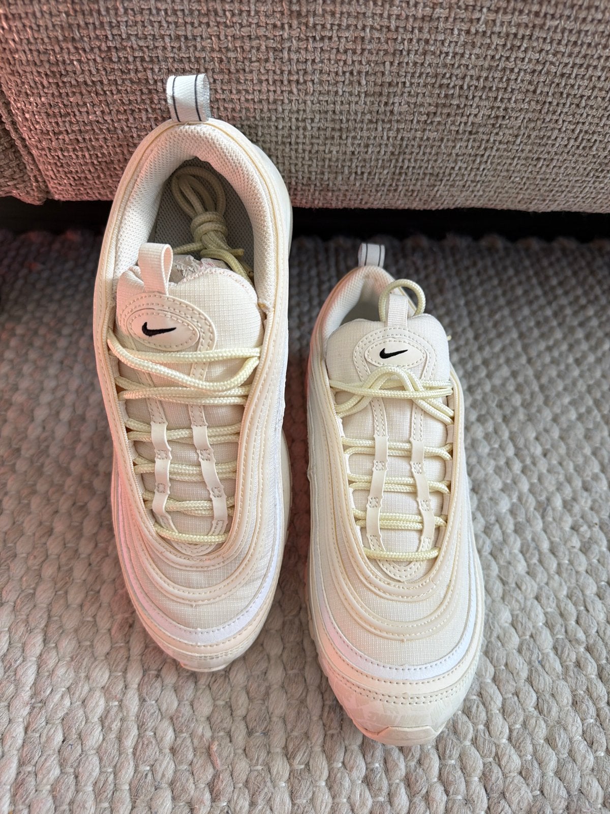 Nike Air Max 97 Reflective Logo Cream - EU40/US7, Ophalen of Verzenden, Nieuw, Beige, Sneakers of Gympen
