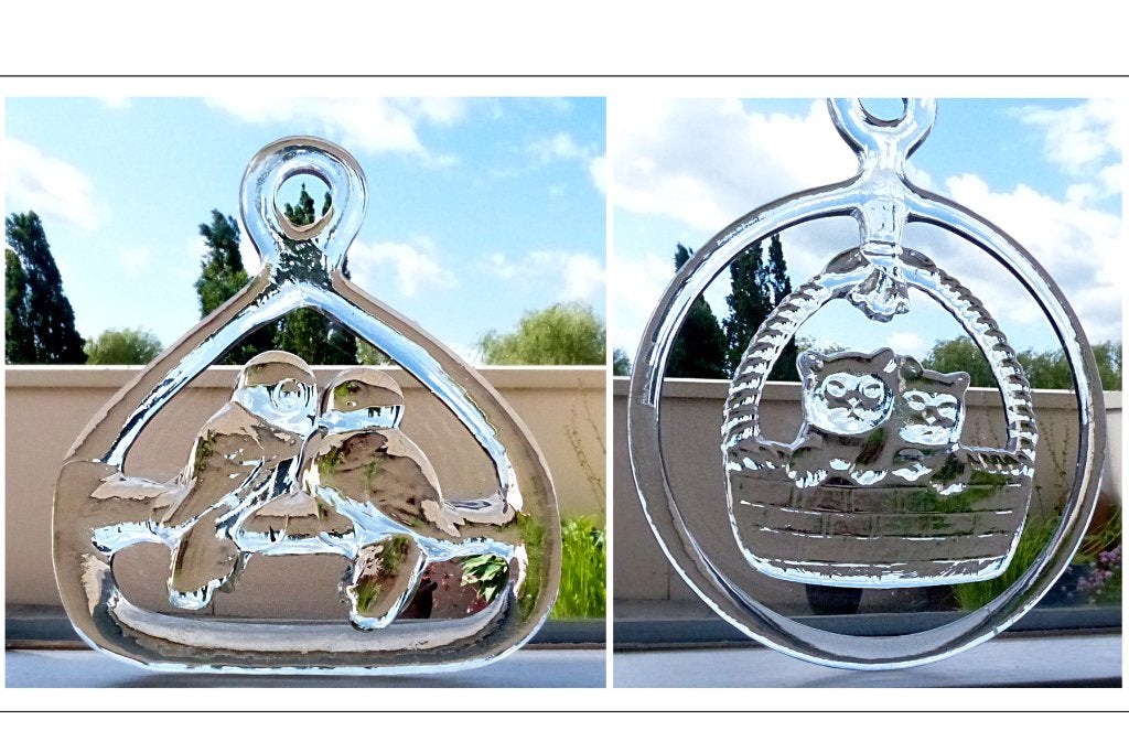 Raamhangers glas suncatcher Kosta Boda Zweden, Ophalen of Verzenden