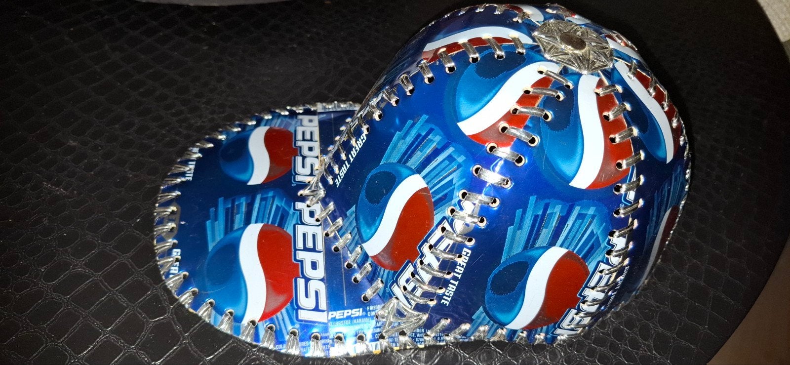 Unieke Handgemaakte Cap / Pet - Pepsi Edition, Ophalen, Zo goed als nieuw