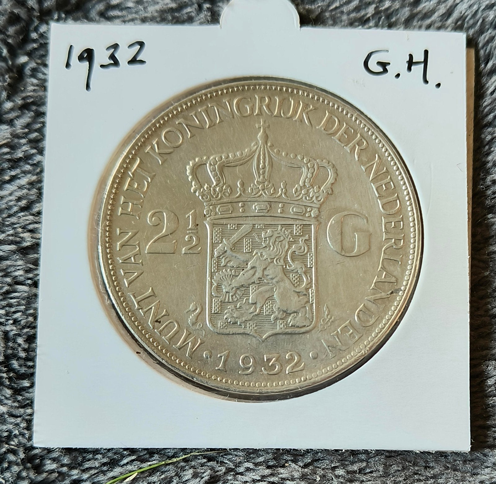 Zilveren Grof Haar rijksdaalder 1932 Wilhelmina, Zilver, Ophalen of Verzenden, Koningin Wilhelmina, Losse munt