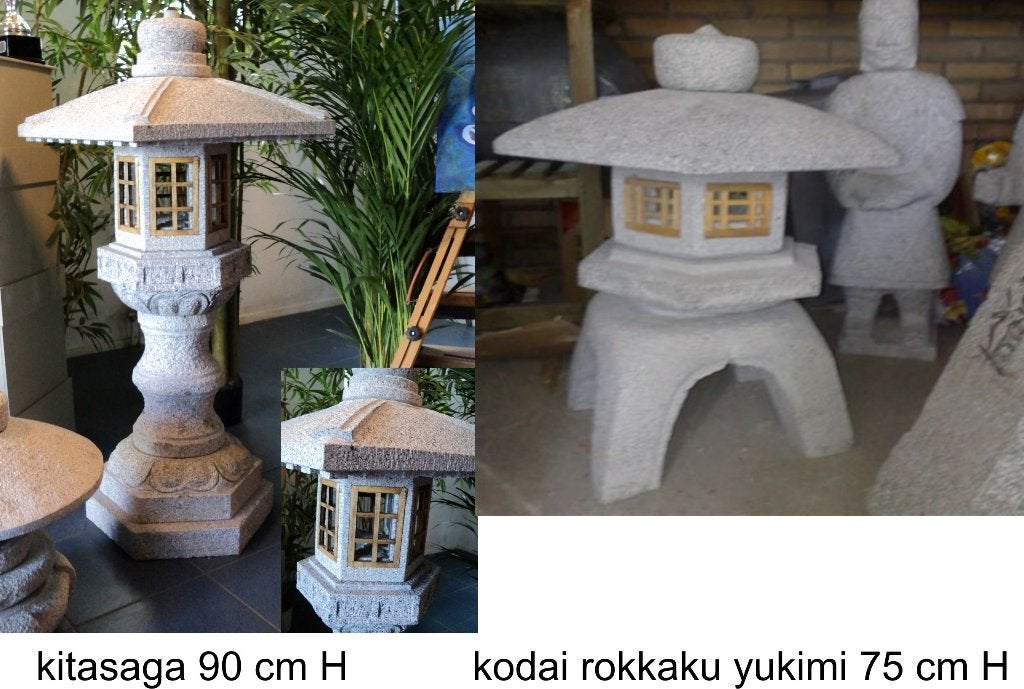 2 mooie japanse lantaarns, Tuin en Terras, Tuinbeelden, Ophalen of Verzenden, Nieuw, Hout, Overige typen