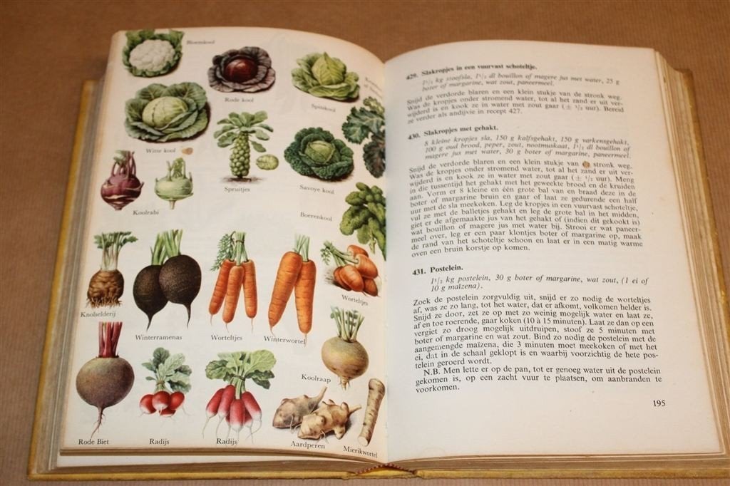 Vintage Wannée Kookboek — Amsterdamse Huishoudschool [1958], Ophalen of Verzenden, Gelezen, Nederland en België