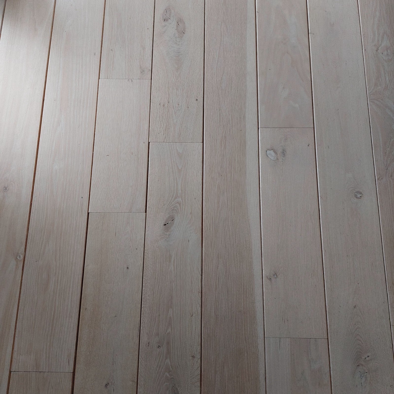 Massief Frans eikenhout vloerplanken ca. 40 m2, Gebruikt, 10 m² of meer, 10 tot 30 cm, Hout