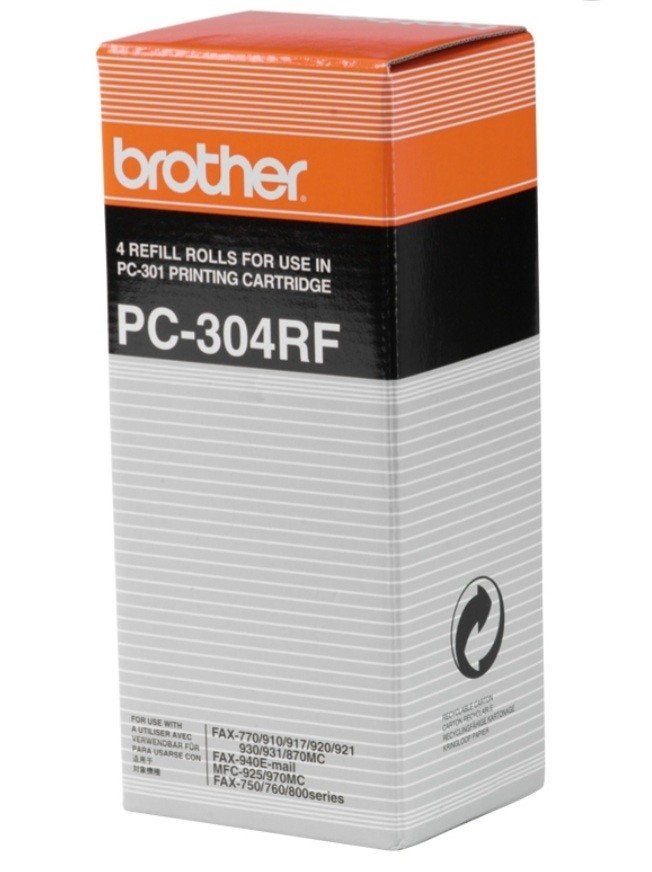 Brother PC-304RF Fax Donorrollen Zwart, Telecommunicatie, Faxen, Ophalen of Verzenden, Nieuw, Fax