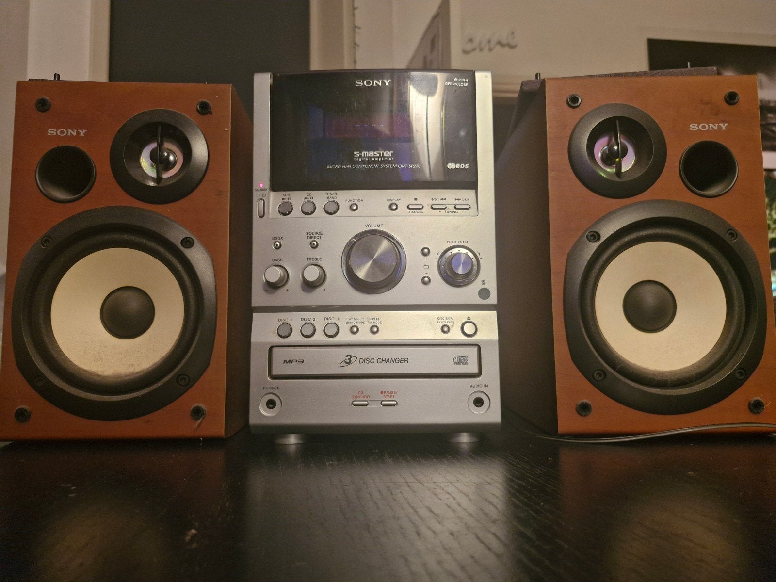 Sony CMT-SPZ70 Micro Hi-Fi Set (cassette en cd nakijken), Ophalen of Verzenden, Speakers, Sony
