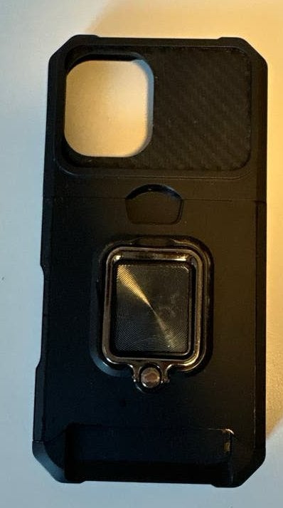 iPhone 16 Hoesje met Pasjeshouder, Zwart, Nieuw, Hoesje of Tasje, Ophalen of Verzenden