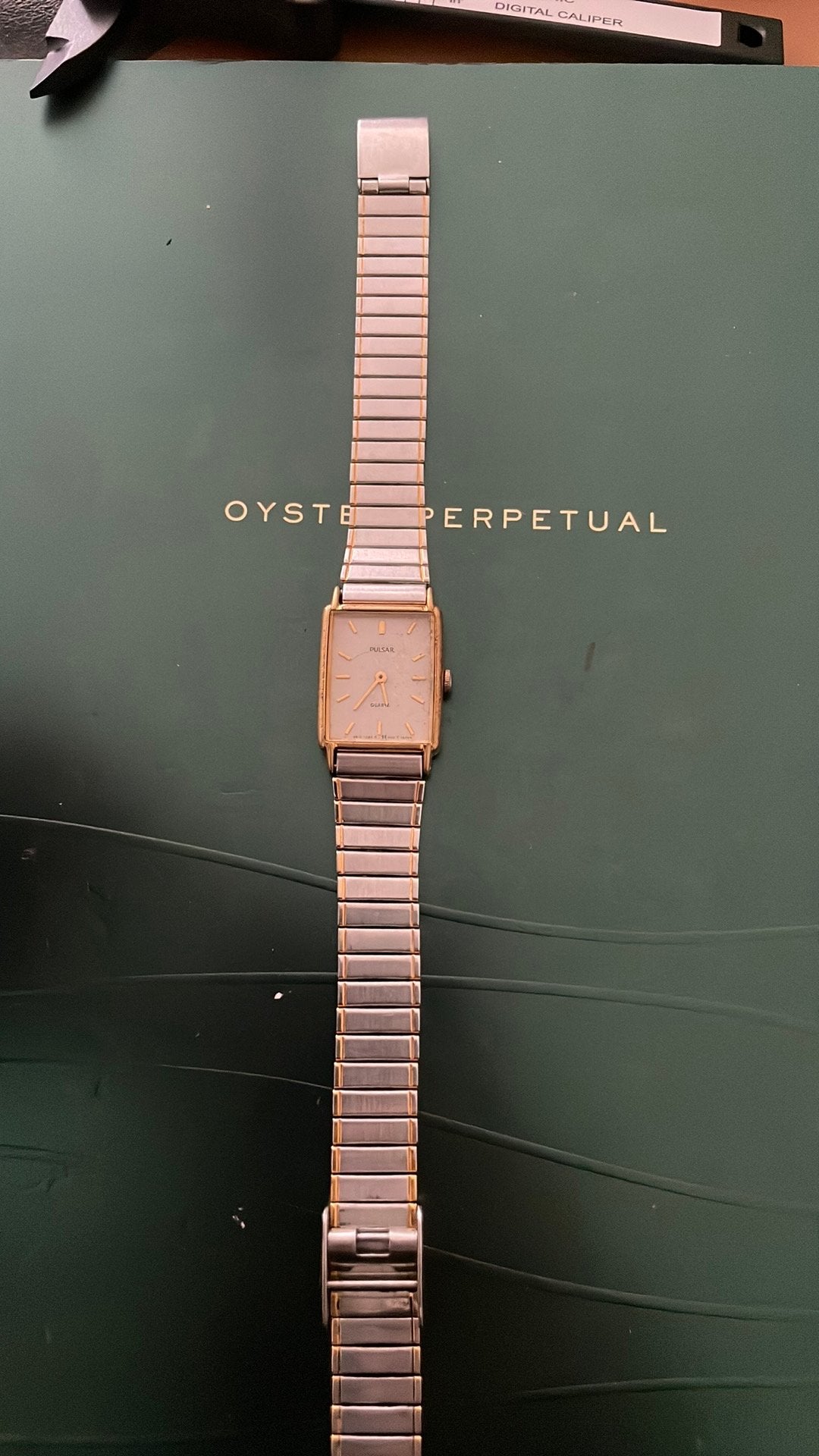 Pulsar vintage horloge, Ophalen of Verzenden, Staal, Overige merken, 1960 of later