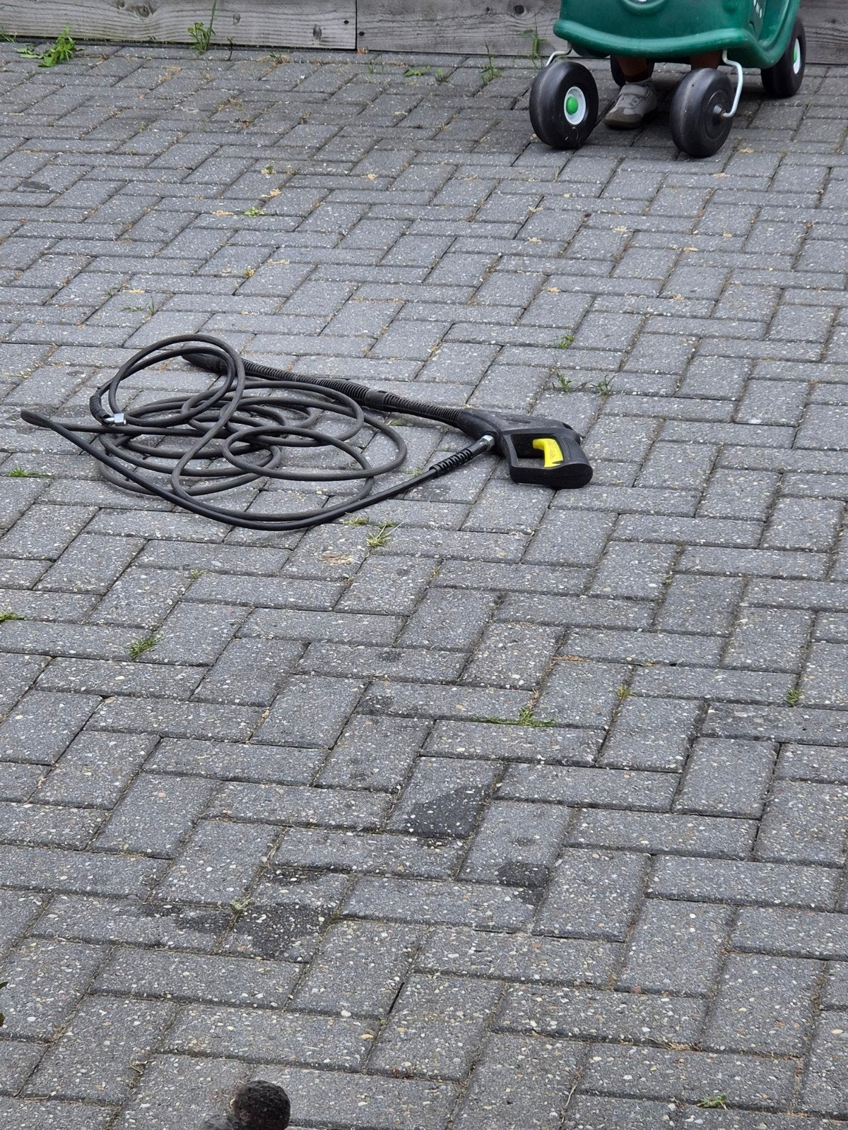 Hogedrukreiniger spuitpistool met slang, Ophalen, Gebruikt, Elektrisch