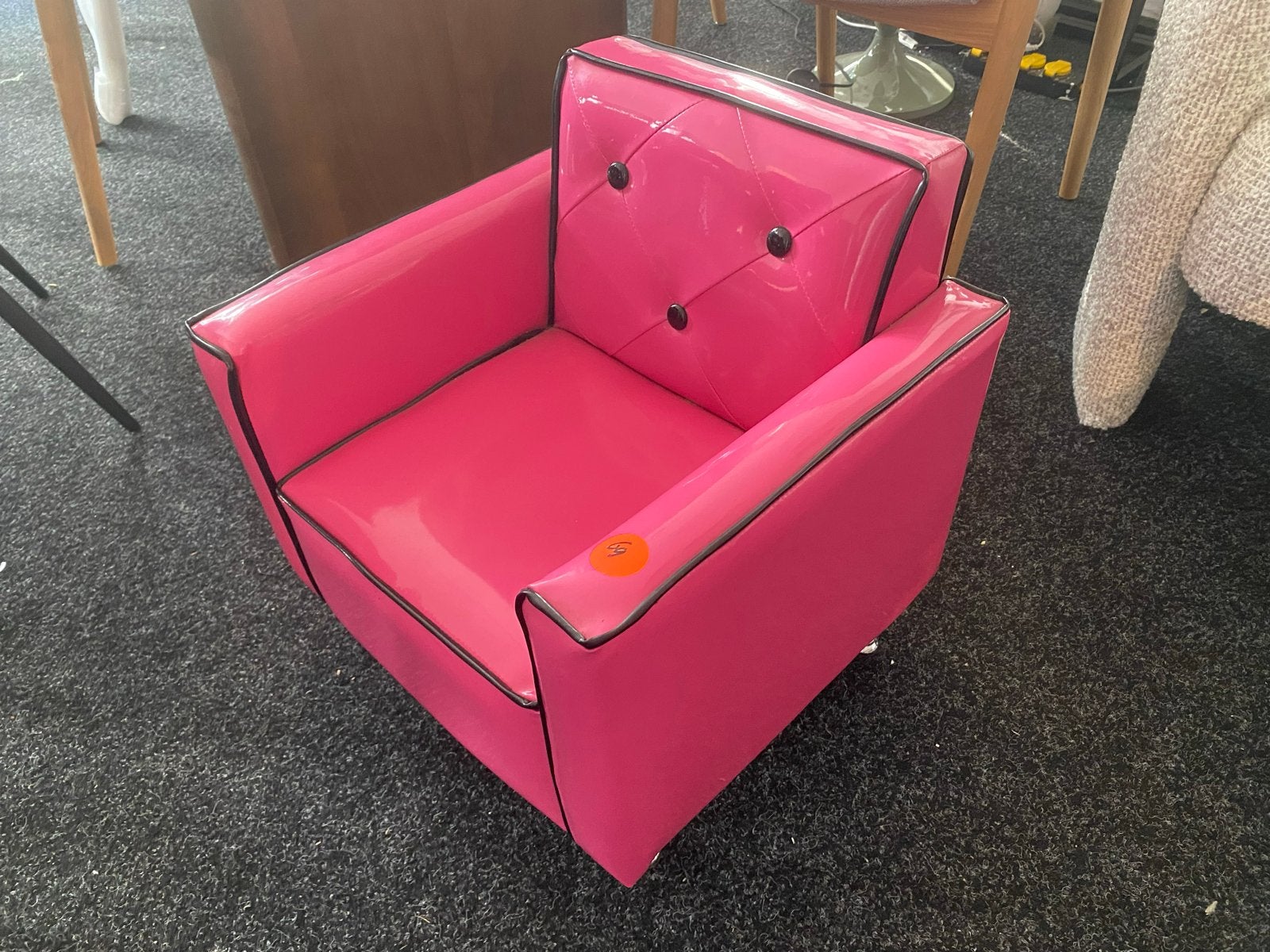 Roze Peuter Fauteuil - Comfortabel en Stijlvol, Ophalen, C, Overige typen, Nieuw