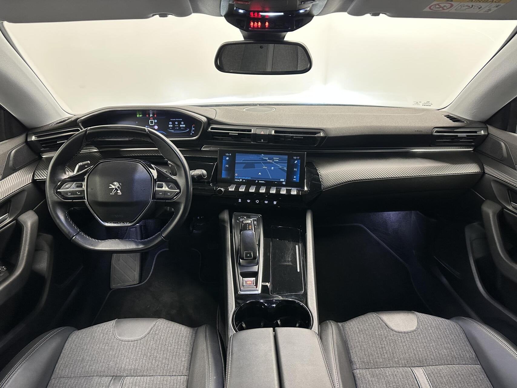 Peugeot 508 SW 1.2 PureTech Allure Pack Business CAMERA ECC, 745 kg, Gebruikt, Met garantie (alle), Leder en Stof