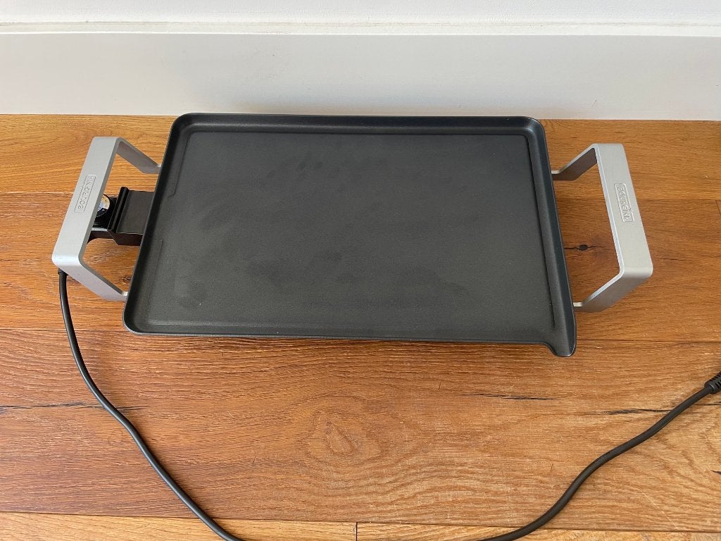 Bourgini elektrische grillplaat – teppanyaki – gourmet, Ophalen of Verzenden, Zo goed als nieuw, Tafelgrill