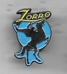 ZORRO PIN, Ophalen of Verzenden, Zo goed als nieuw, Overige onderwerpen, Speldje of Pin