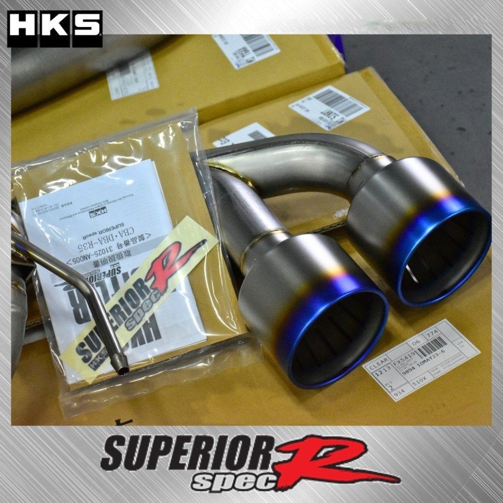 HKS Superior Spec R Titanium uitlaatsysteem - Nissan R35 GTR, Ophalen of Verzenden