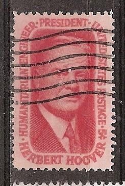 USA, Herbert Hoover, 1965., Ophalen of Verzenden, Gestempeld, Noord-Amerika