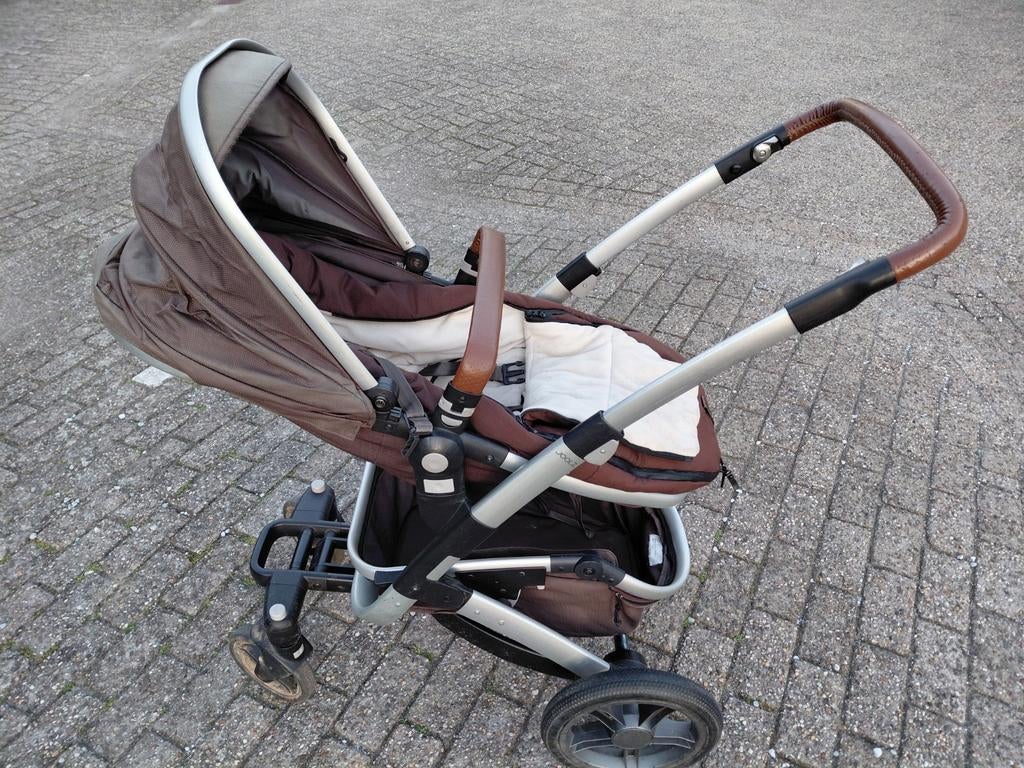 Joolz Geo kinderwagen bruin met grote wieg, Ophalen