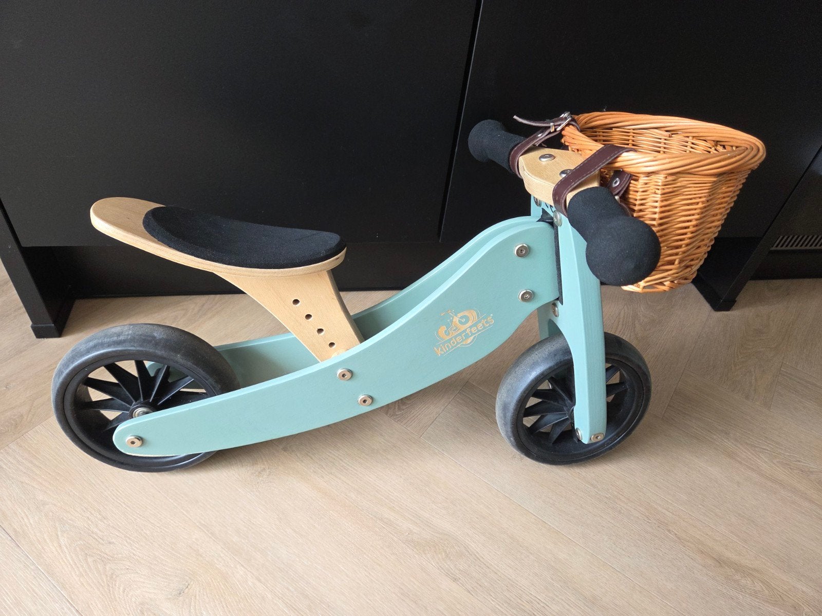 Kinderfeets Tiny Tot 2-in-1 loopfiets en driewieler - Sage, Ophalen, Loopfiets
