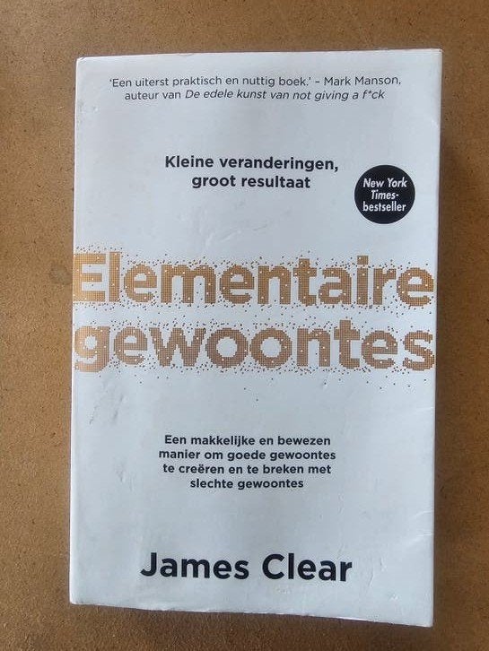 Elementaire Gewoontes - James Clear (Zo goed als nieuw), Boeken, Ophalen of Verzenden, Zo goed als nieuw, James Clear, Overige uitgevers