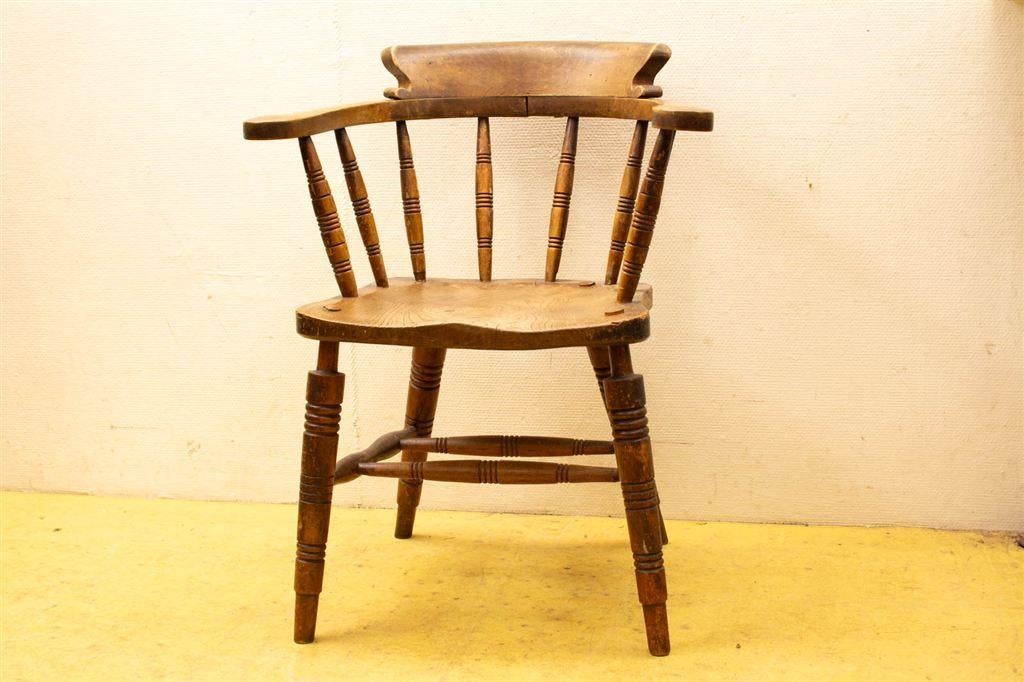 1 Houten stoel 38811, Gebruikt, Bruin, Ophalen of Verzenden, Vijf, Zes of meer stoelen