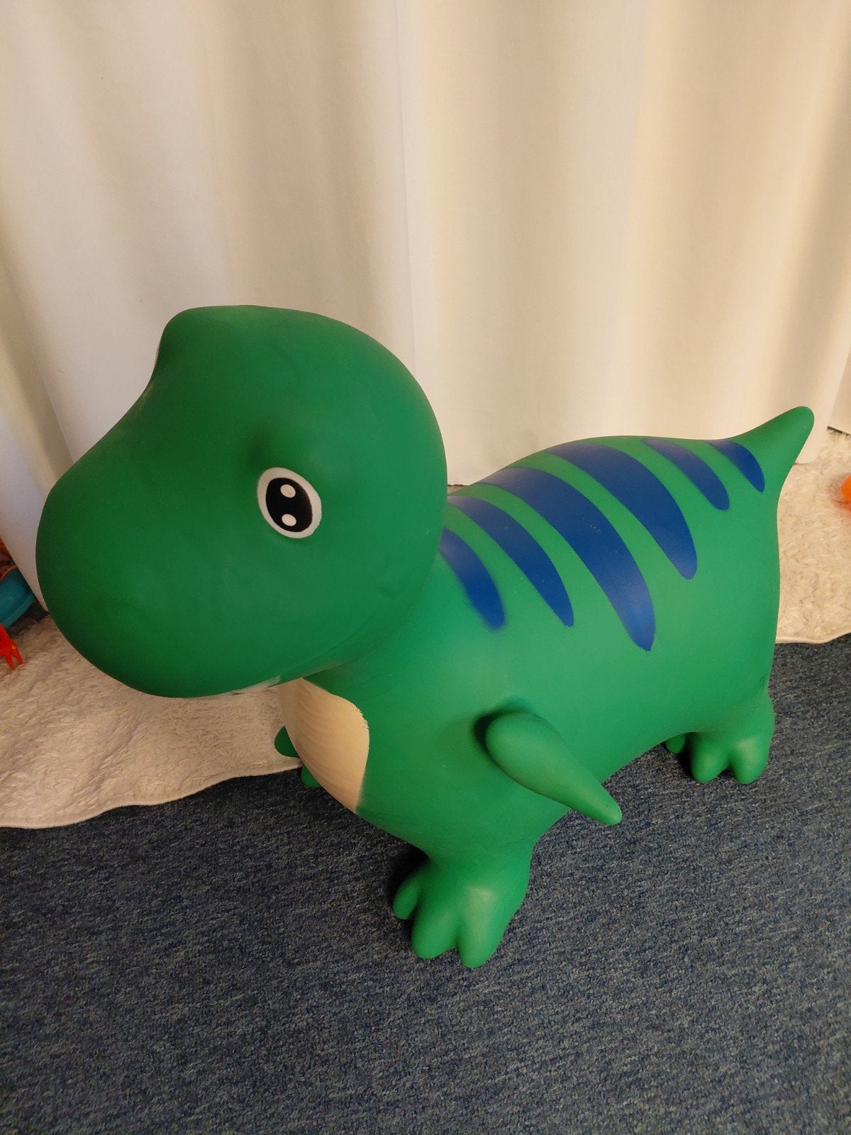 Groene opblaasbare dinosaurus springdier, Ophalen of Verzenden, Gebruikt, Jongen of Meisje