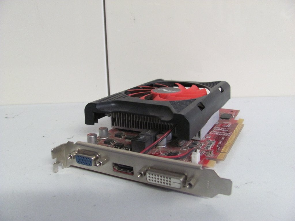 MSI Radeon HD 6670 met 1gb ddr3 videogeheugen, Computers en Software, Videokaarten, Ophalen of Verzenden, Zo goed als nieuw, Overige chipsets