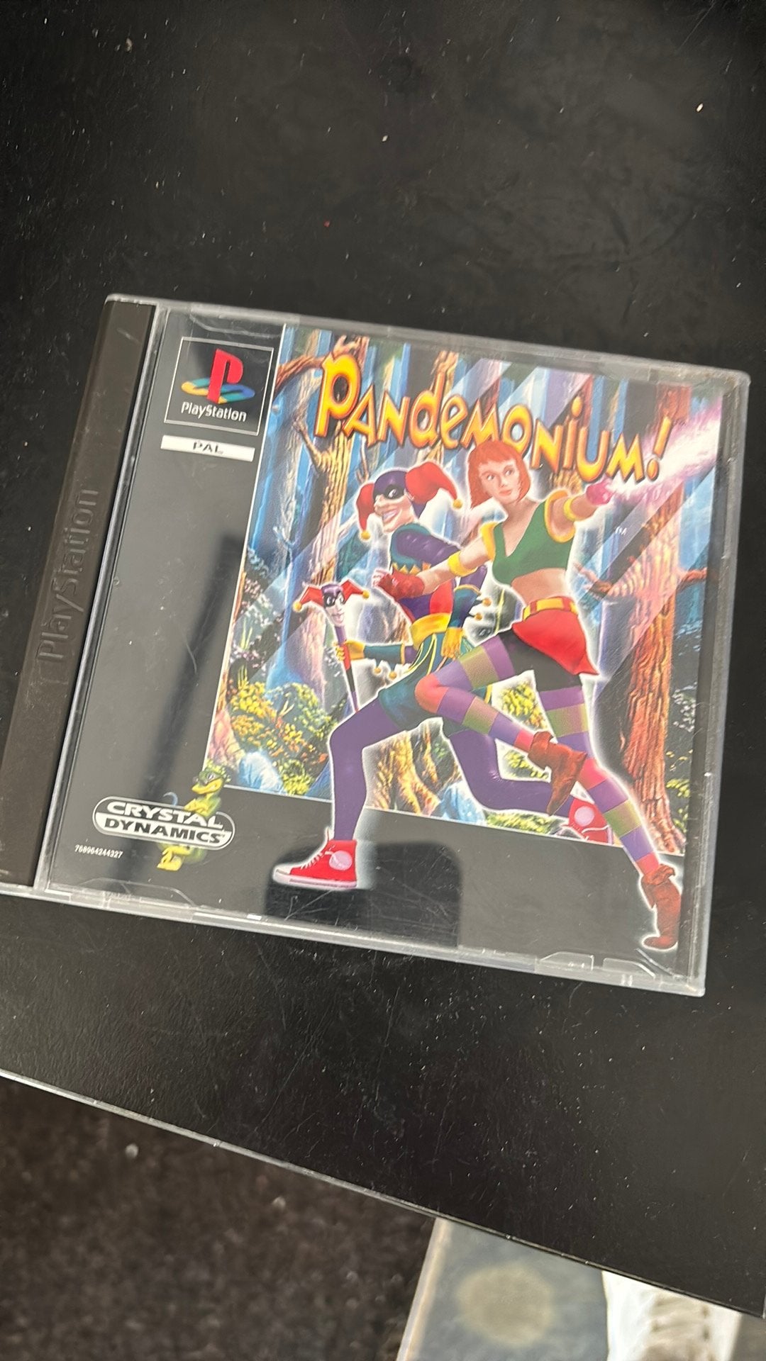 Originele PS1 Case Game Pandemonium, 1 speler, Ophalen of Verzenden, Zo goed als nieuw, Vanaf 3 jaar