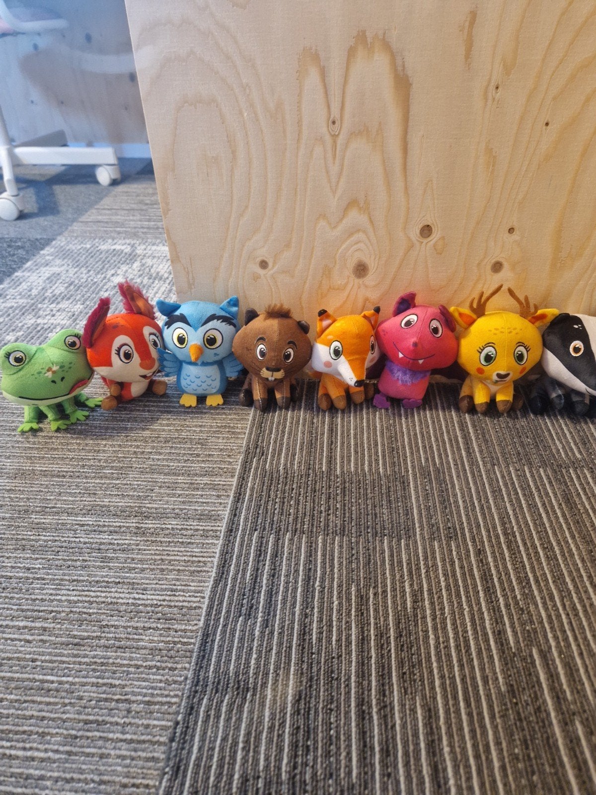 Leuke set van 8 verschillende knuffels, Kinderen en Baby's, Speelgoed | Knuffels en Pluche, Kikker, Gebruikt, Overige karakters