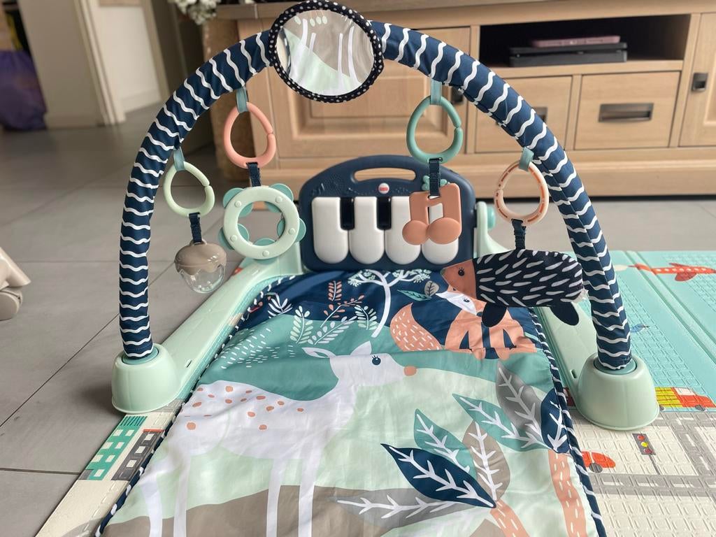 Fisher-Price BabyGym Speelmat met Piano en Speeltjes, Ophalen of Verzenden, Zo goed als nieuw