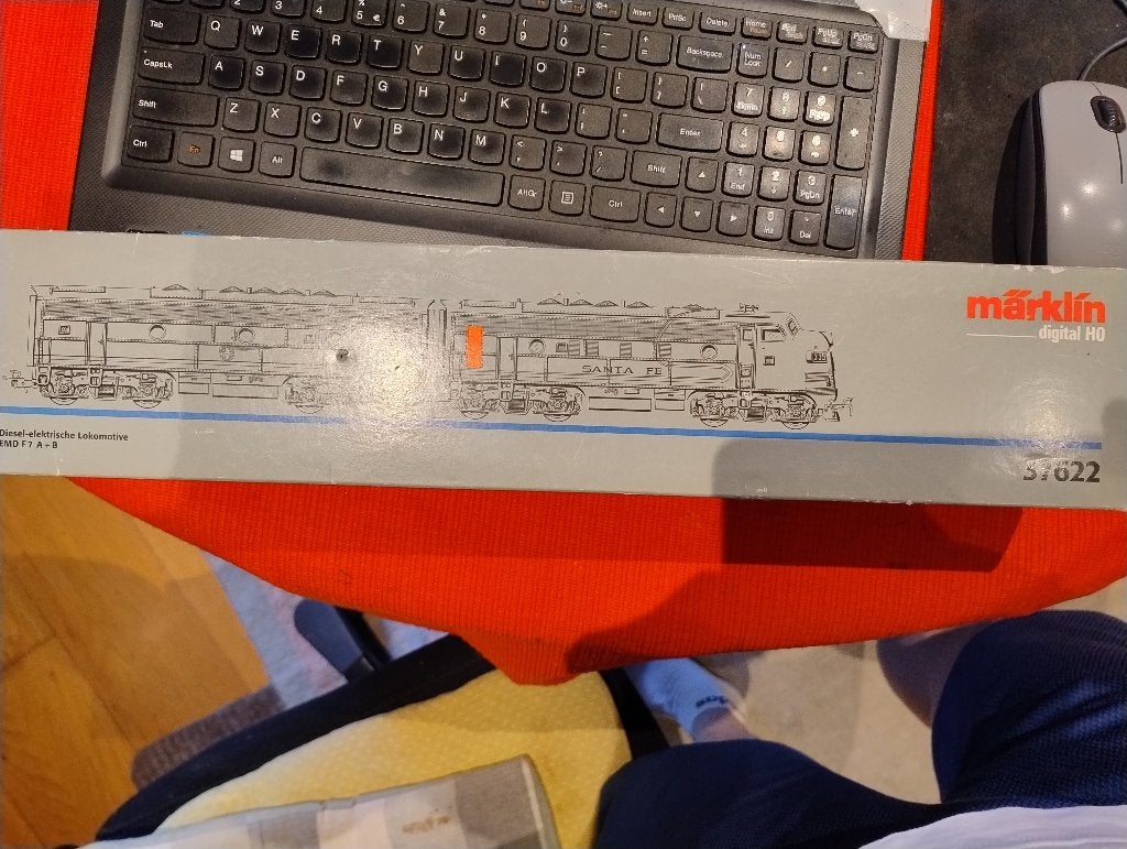 Märklin 37622 + 4060 3-delige Santa Fe F7 Digitaal + Sound, Hobby en Vrije tijd, Ophalen, Wisselstroom, Locomotief, Märklin