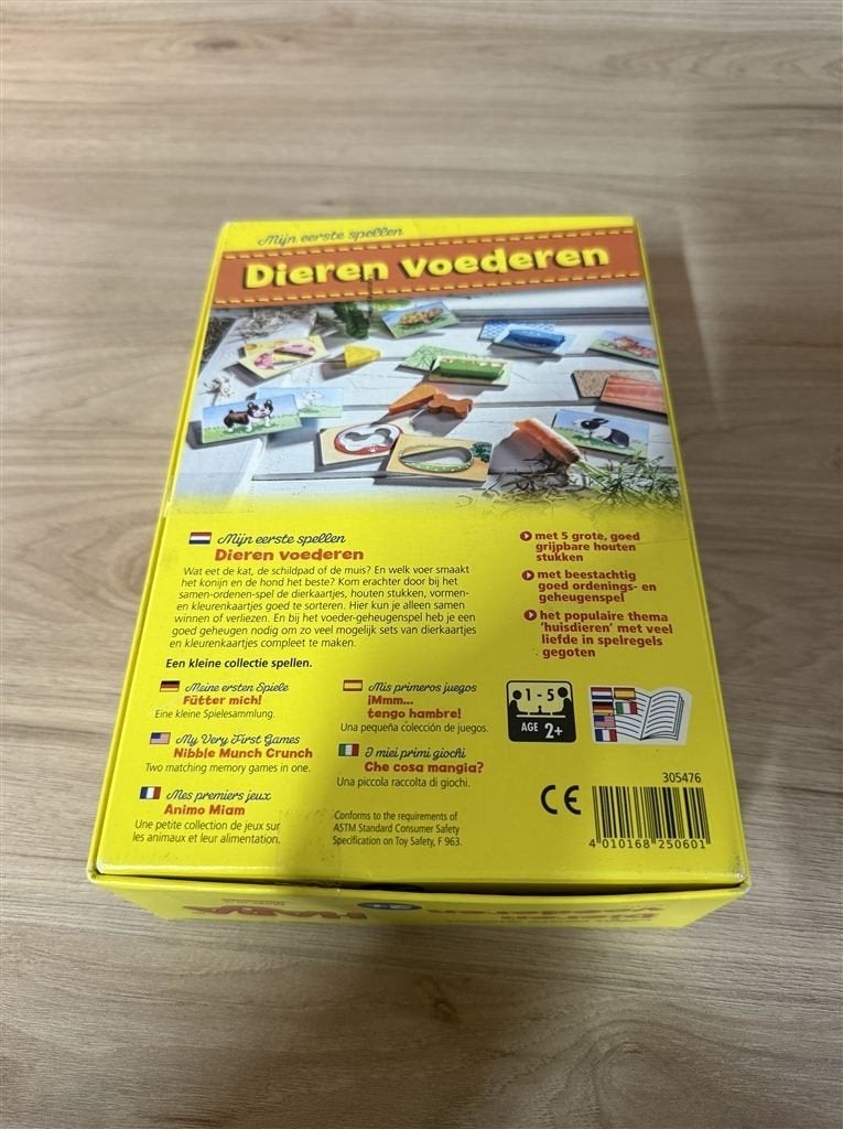 Dieren Voederen - haba - mijn eerste spellen - s3242, Hobby en Vrije tijd, Gezelschapsspellen | Bordspellen, Verzenden, Zo goed als nieuw