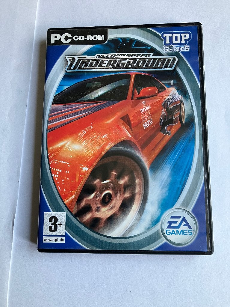 need for speed underground (2 cd's) PC GAME ea games, 1 speler, Racen en Vliegen, Ophalen of Verzenden, Zo goed als nieuw