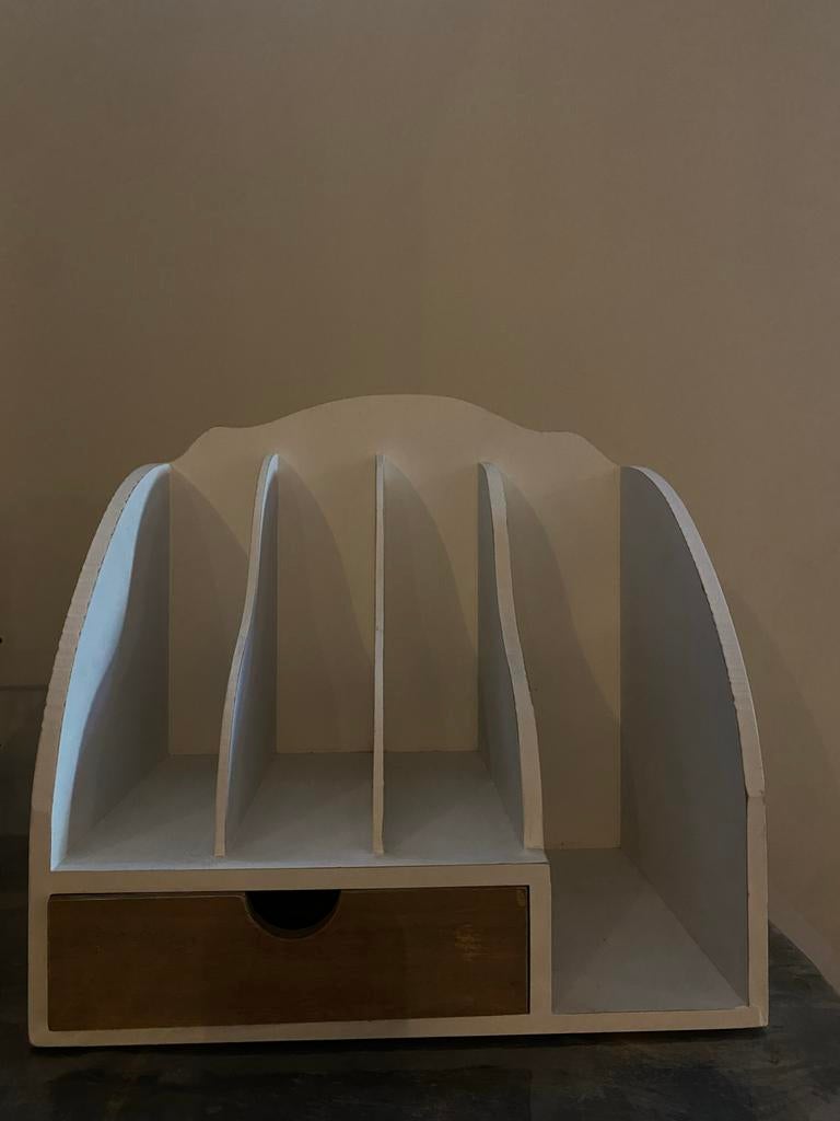 Houten bureau ordener., Ophalen