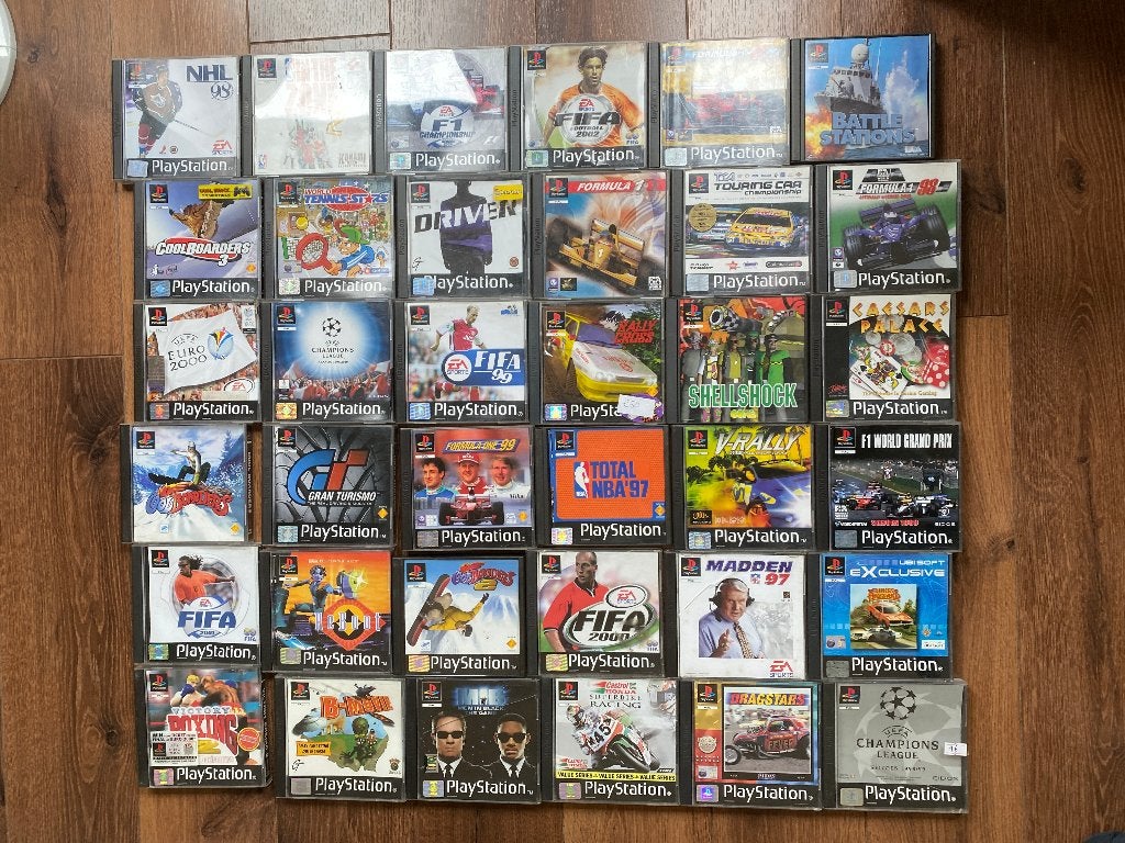 ps1 lot 30+ complete games, Spelcomputers en Games, 1 speler, Racen en Vliegen, Ophalen of Verzenden, Zo goed als nieuw