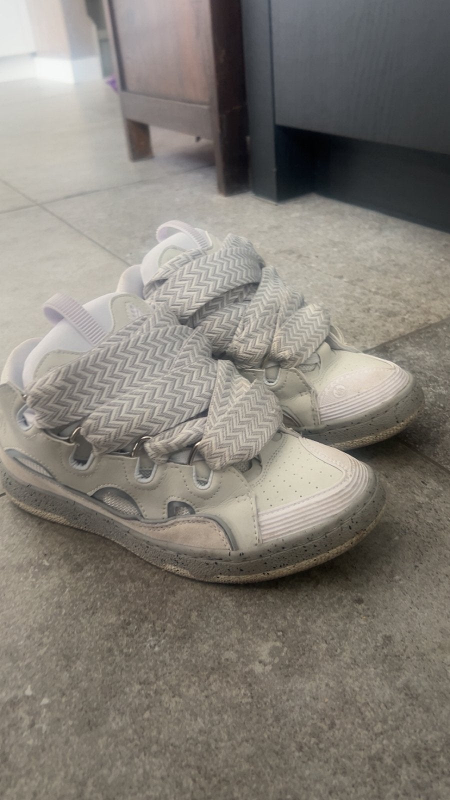 lanvin curb, Kleding | Heren, Schoenen, Verzenden, Zo goed als nieuw, Zwart