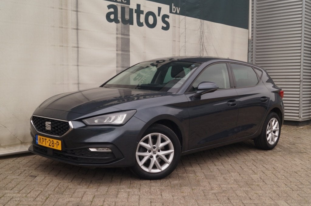 SEAT Leon 1.0 eTSI 110pk DSG Style Business Intense -NAVI-EC, Auto's, Seat, Dealer onderhouden, Stof, Gebruikt, Euro 6
