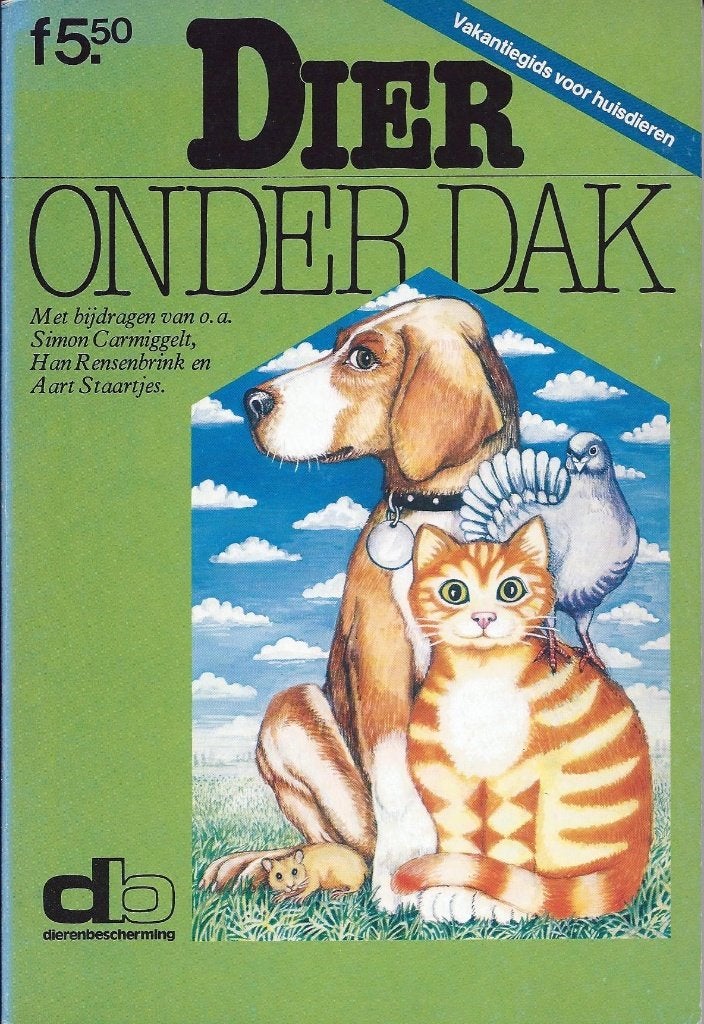 Dier onder dak. Vakantiegids voor huisdieren., Boeken, Verzenden, Gelezen