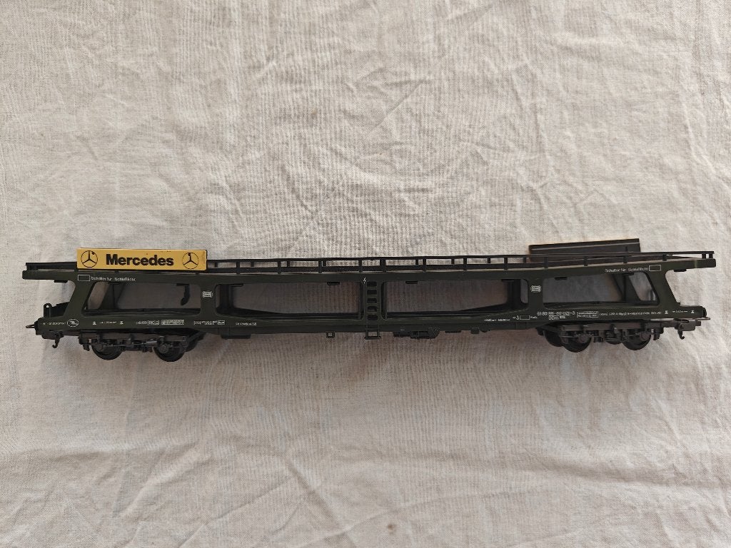 Lima H0 DB DDm 915 autotransportwagen Mercedes – Zeldzaam, Hobby en Vrije tijd, Modeltreinen | H0, Gebruikt, Gelijkstroom, Wagon